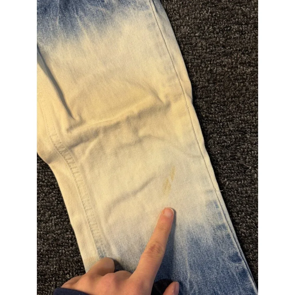 VTG Zana‎ Di Kids Girls Small Bleached Flared Pants Streetwear Denim Retro Jeans